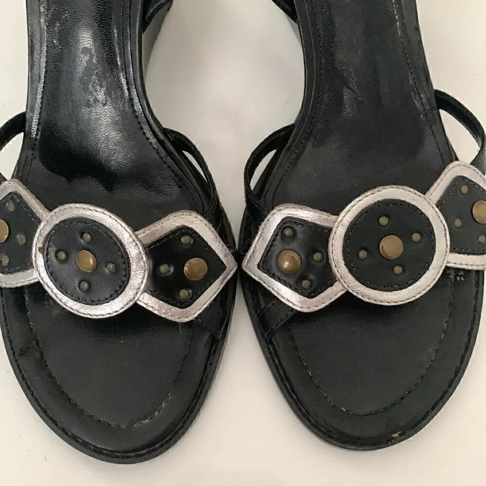 Franco Sarto Wedge Heels Sandals Size 9,5
